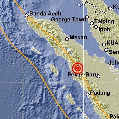 Gempa Bumi Sumut Magnitudo 5.6 SR Terasa hingga ke Pekanbaru