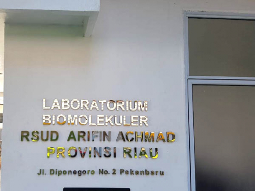 Laboratorium Biomolekuler RSUD Arifin Achmad Riau Sudah Terima 1.584 Sample, 17 Positif Covid-19