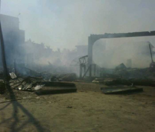 Baru Saja, 11 Unit Rumah di Guntung Inhil Ludes Disantap Api