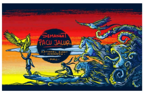 2 Juni 2016, Pemuda Pulau Aro Gelar Pacu Jalur Mini