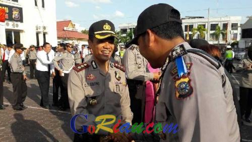 35 Personel Polres Dumai dari Briptu Hingga Iptu Naik Pangkat, Ini Nama-namanya