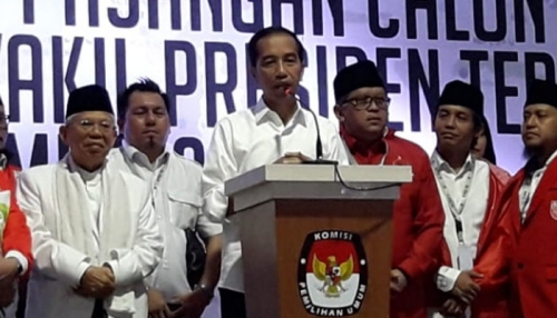 KPU Serahkan Salinan Putusan Pemenang Pilpres 2019 kepada Jokowi-Maruf