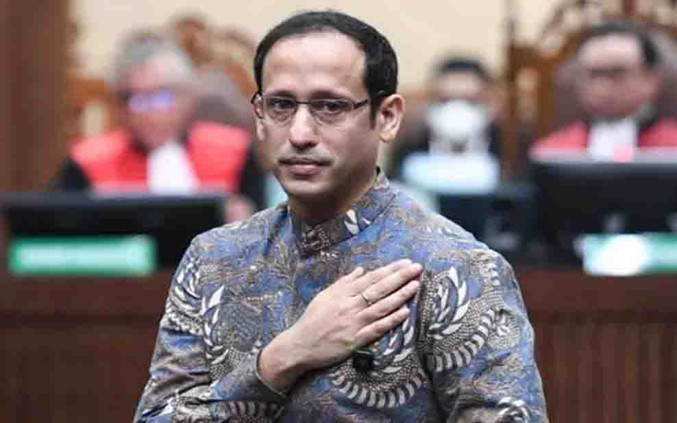 Kasus Korupsi Chromebook, Mantan Mendikbudristek Nadiem Anwar Makarim Divonis 10 Tahun Penjara