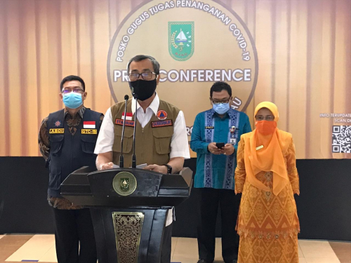 426 Kasus Covid-19 Riau, 5 Orang Isolasi Mandiri, 104 Dirawat di RS, 305 Sembuh dan 12 Meninggal Dunia