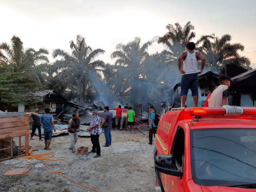 Kebakaran di Minas, Penghuni Kedua Rumah Selamat