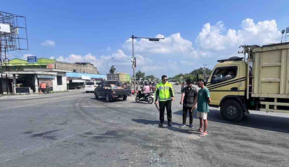 GoRiau Tragis, Mahasiswi Tewas Setelah Motor Bersenggolan dengan Dump Truck di Simpang Garuda Sakti Pekanbaru