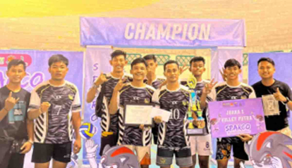 GoRiau Tim Voli Putra Unilak Raih Runner-Up se-Sumatera