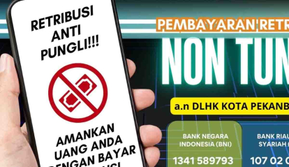 GoRiau Cegah Pungli, DLHK Pekanbaru Terapkan Retribusi Sampah Non Tunai