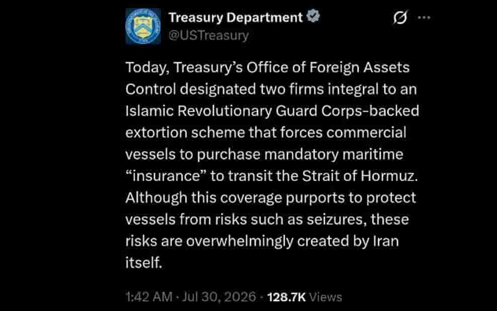 Redam Pengaruh IRGC, AS Blokir Akses Finansial Jaringan Iran
