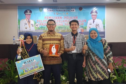 Siswi SMKN 1 Bukit Batu, Bengkalis Juara Pelopor Keselamatan Tingkat Provinsi Riau