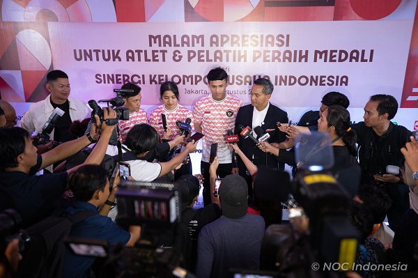 CdM Anindya Bakrie Bersama Pengusaha Berikan Apresiasi bagi Atlet dan Pelatih Olimpiade Paris 2024