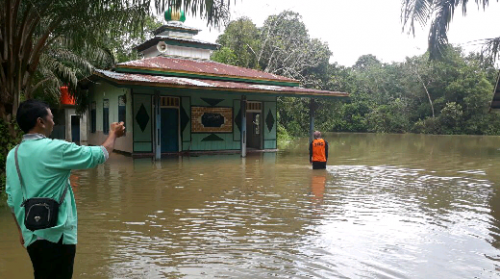 Malam Ini, Banjir di Wilayah Pelalawan Mulai Surut
