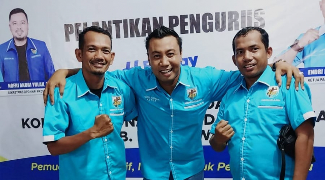 Ketua Terpilih KNPI Pelalawan Periode 2022-2025 Abdul Nasib Resmi Dilantik