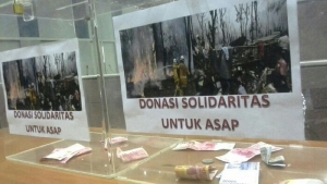 GoRiau 10 Jam Dipajang di Gedung DPR Saat Sidang Paripurna, 2 Kotak Donasi untuk Korban Asap Hanya Berisi Rp1 Juta