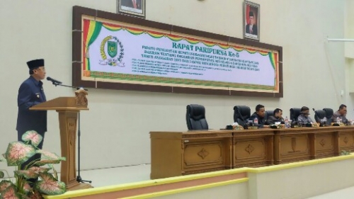 Pidato Pengantar Bupati pada Ranperda APBD-P, Pendapatan Daerah Direncanakan Rp2 Triliun