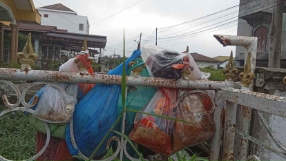 Banjir dan Tumpukan Sampah Kepung Bagansiapiapi, Ancaman Penyakit Hantui Warga