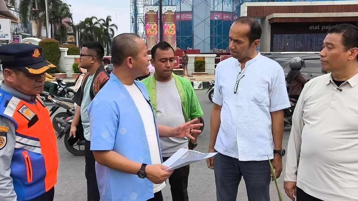 Percantik Estetika Kota, Pemkot Pekanbaru Bangun Taman U-Turn Sudirman dan Benahi Tepian Siak
