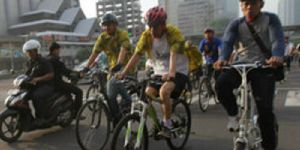 GoRiau Bersepeda dari Istana ke Bundaran HI, Presiden Jokowi Tak Dikenali Warga