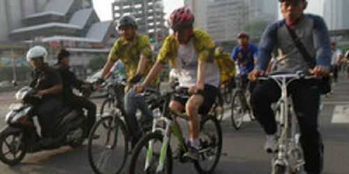 Bersepeda dari Istana ke Bundaran HI, Presiden Jokowi Tak Dikenali Warga