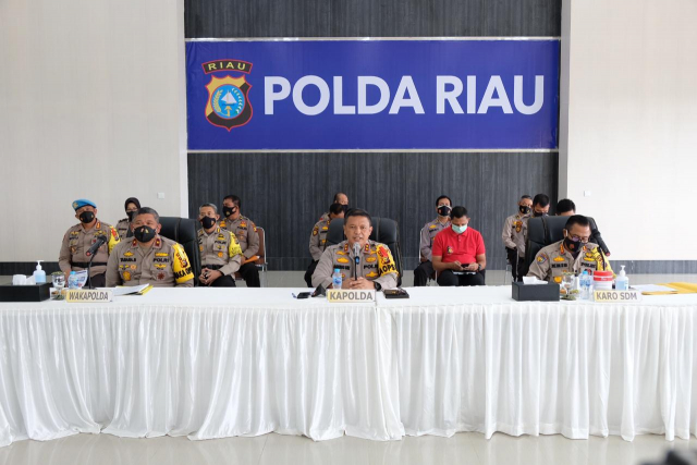 Selama 2020, Tujuh Polisi di Riau Dipecat, 239 Lainnya Dijatuhi Sanksi Disiplin