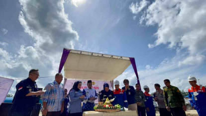 GoRiau Pengeboran Sumur Nuri-1X Berhasil, SKK Migas – PT Bumi Siak Pusako Gelar Syukuran