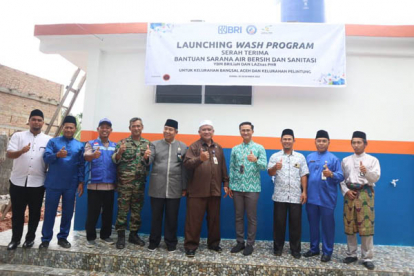 GoRiau Atasi Krisis Air Bersih di Dumai, YBM BRILiaN dan LAZnas PHR Lauching WASH Program