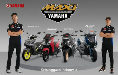 Sejarah Yamaha Indonesia Memproduksi Keluarga Maxi Scooter