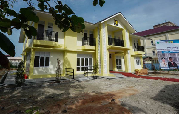 Rumah Susun Unilak Diresmikan