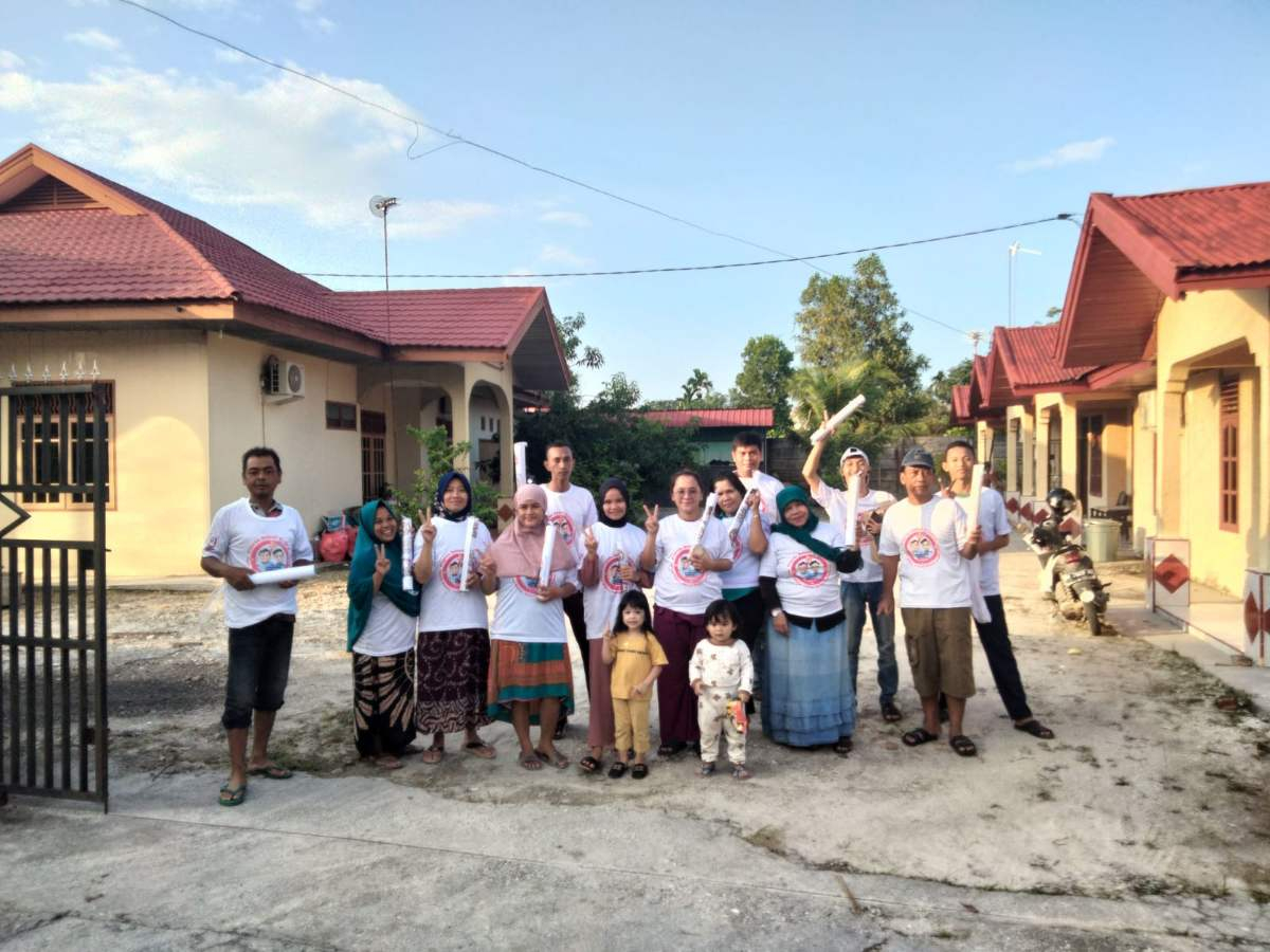 Peduli Gizi Anak Bangsa, Warga Pekanbaru Riau Doakan Indonesia Dipimpin Prabowo - Gibran