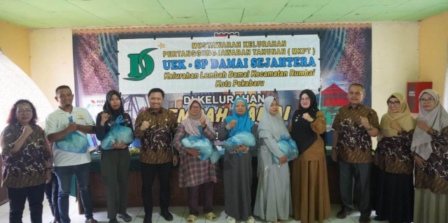 Miliki Dana Bergulir Rp 9,8 Miliar, UEK SP Damai Sejahtera Terbaik Tiga di Pekanbaru