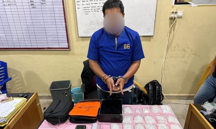 Polres Dumai Bongkar Jaringan Sabu 1,6 Kilogram, Satu Pria Diringkus