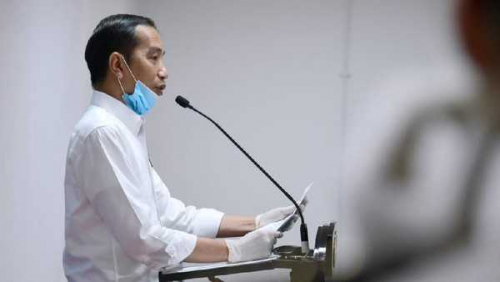 Presiden Jokowi Minta Pembatasan Sosial Skala Besar Diterapkan