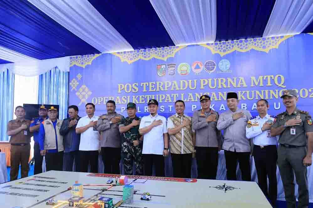 Pantau Kesiapan Pospam dan Bandara SSK II, Wali Kota Agung Nugroho Jamin Keamanan Mudik Lebaran 1447 H