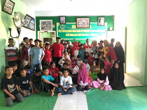 Tosca Chapter Riau Baksos ke Panti Asuhan Al-Ilham