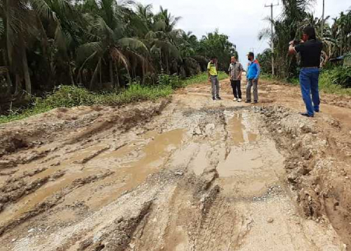 Pengerjaan Ruas Jalan Kuala Keritang Tunggu Eksekusi