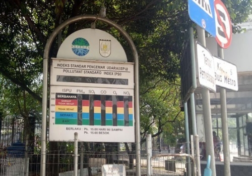 DPRD Riau Minta Alat ISPU di Depan Kantor Walikota yang Rusak Segera Diperbaiki