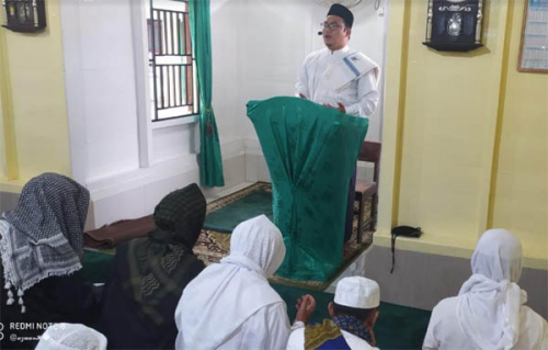 Madrasah Khalifah Usman Rohil Gelar Shalat Idul Adha Sesuai Protokol Kesehatan