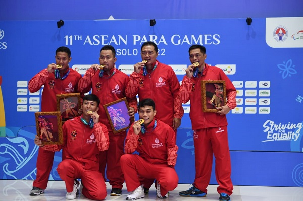 Emas Pertama Indonesia dari Tim Beregu Putra Para Bulutangkis