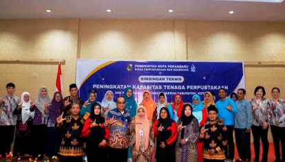 GoRiau Dispusip Pekanbaru dan 23 Sekolah Sepakat Tingkatkan Standar Perpustakaan