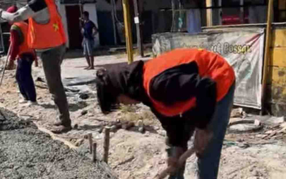 Cor Bahu Jalan Rambutan, Warga Diimbau Cari Rute Alternatif