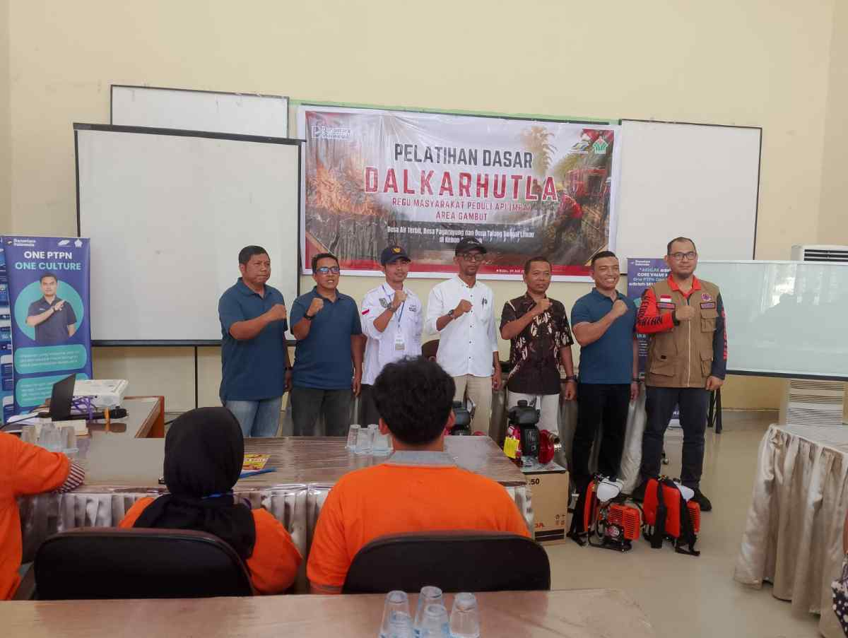 PTPN IV - BPBD Riau Kolaborasi Wujudkan Desa Mandiri Peduli Gambut