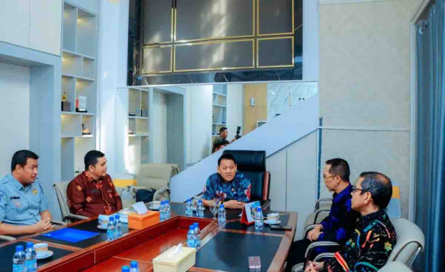 Jasa Raharja Riau Bersama Samsat Bangkinang Lakukan Audiensi dengan Pemkab Kampar