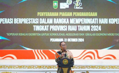 GoRiau Pj Gubernur Riau: Peran Koperasi Sangat Penting Lengkapi Ekosistem Usaha Rakyat