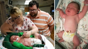 GoRiau Jennifer Lahirkan Bayi Raksasa 6,7 Kilogram, Ini Penampakannya