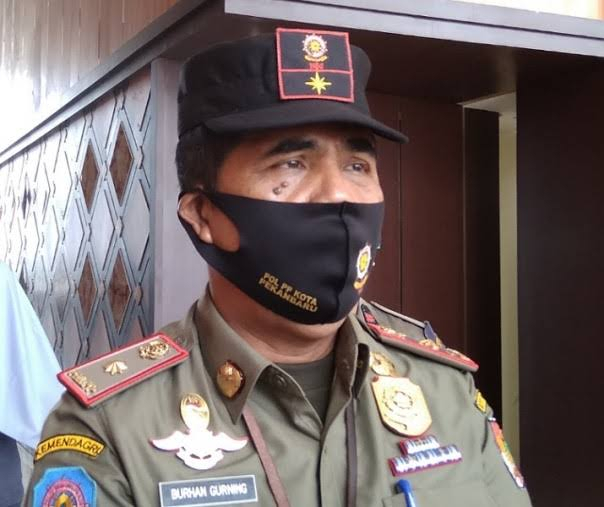 Satpol PP Kota Pekanbaru Kekurangan Personil untuk Pengamanan dalam Pandemi Covid-19