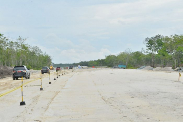GoRiau Pembangunan ruas jalan tol ini