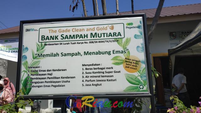 GoRiau Bank Sampah The Gade Clean and