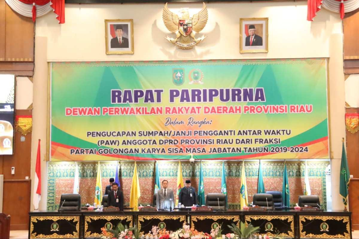 GoRiau Rapat paripurna DPRD Riau dala