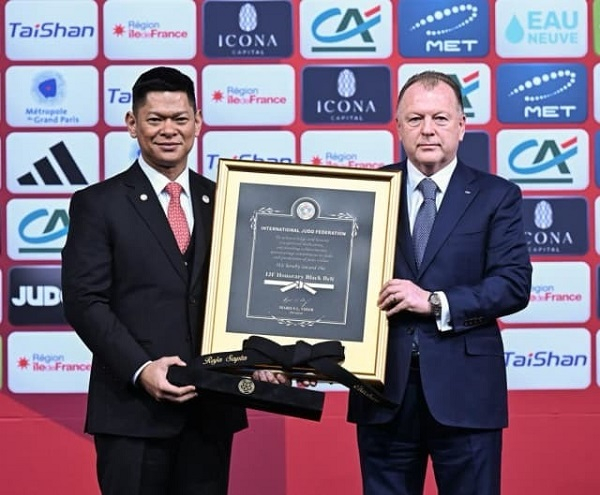 GoRiau Bersama Presiden IJF Marius Vi