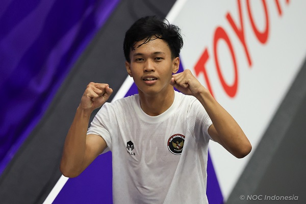 GoRiau Luapkan kegembiraan. (NOC Indo